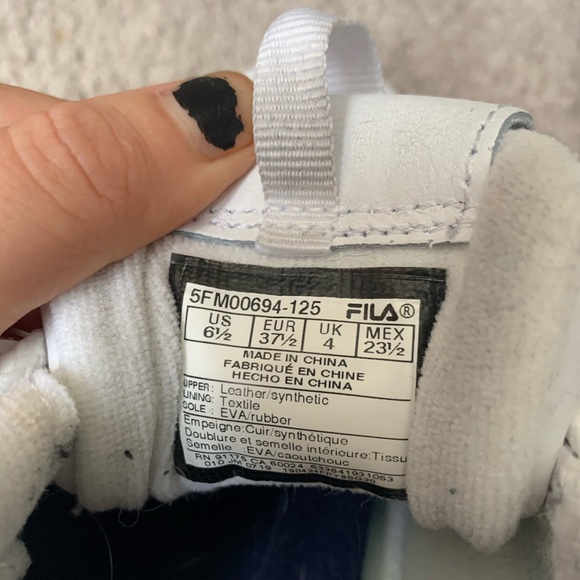 Fila White Ankle Sneakers - Picture 4 of 4